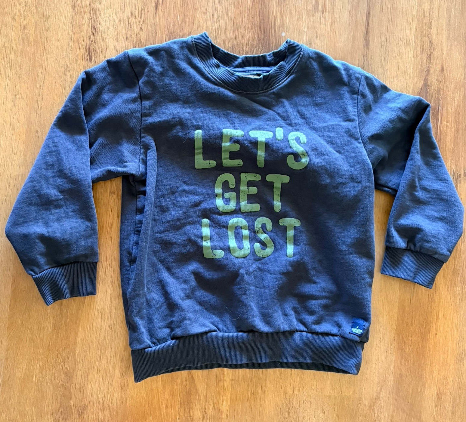 Kanz SweatshirtNavy Blue 100% Cotton Boys 6 Years 116 Germany European Boutique