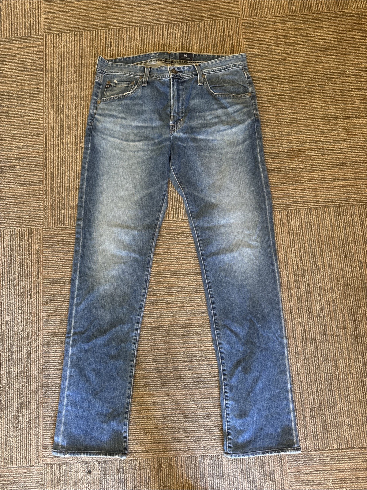 Adriano Goldschmied Men’s Jeans 34×34 Blue, Modern Slim
