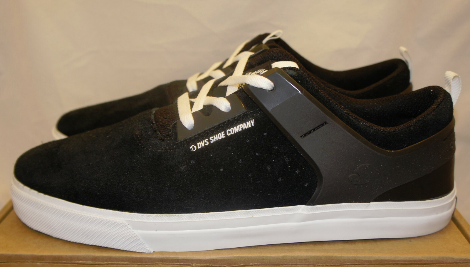 DVS Cinch CT+ Black White Suede Men’s 11.5 Skate Sneaker Shoes