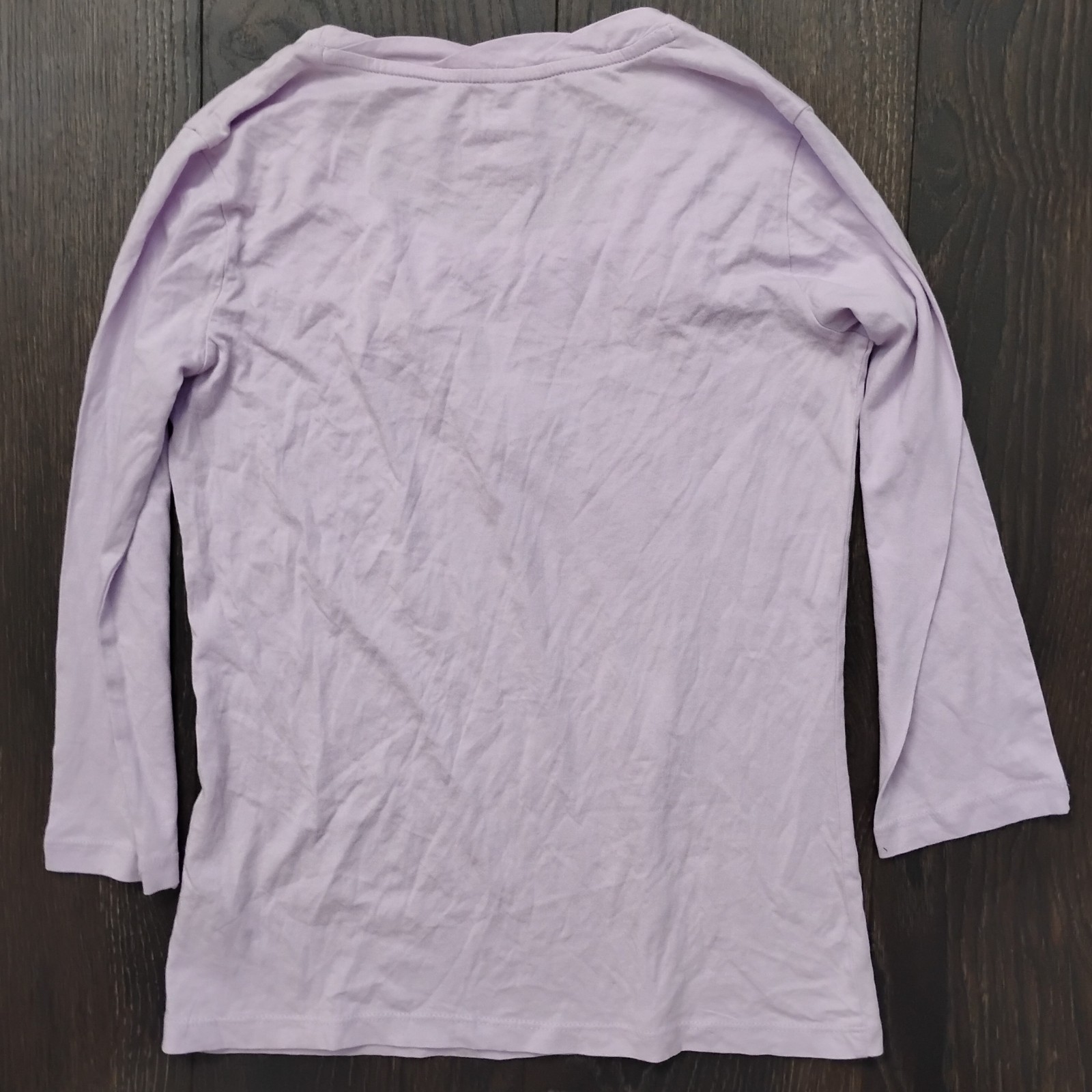 New Women’s IZOD Light Purple Size XS Cotton Long Sleeve T-Shirt Flowers