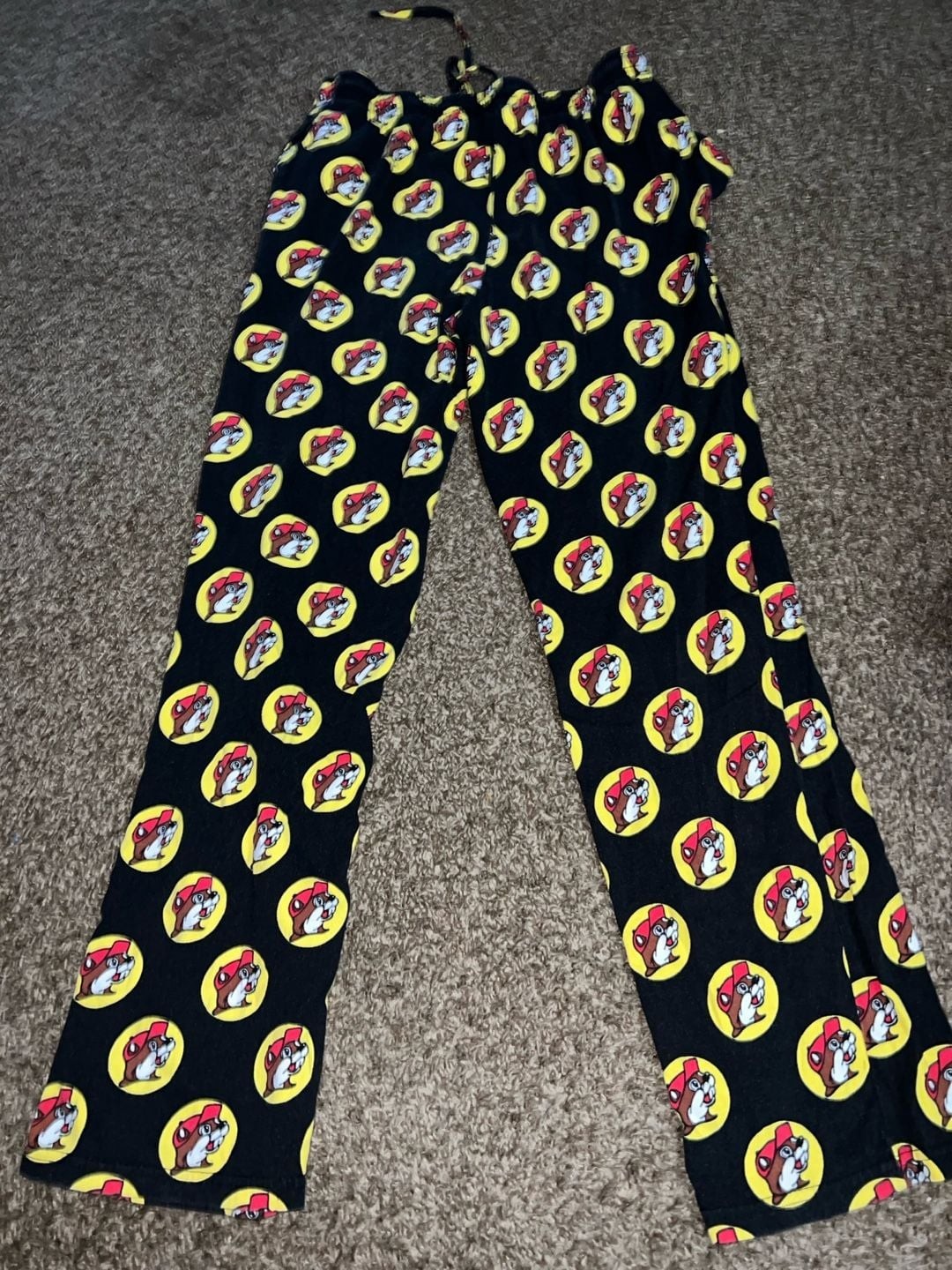 Buc-ee’s Black Logo Pattern Pajama Lounge Pants
