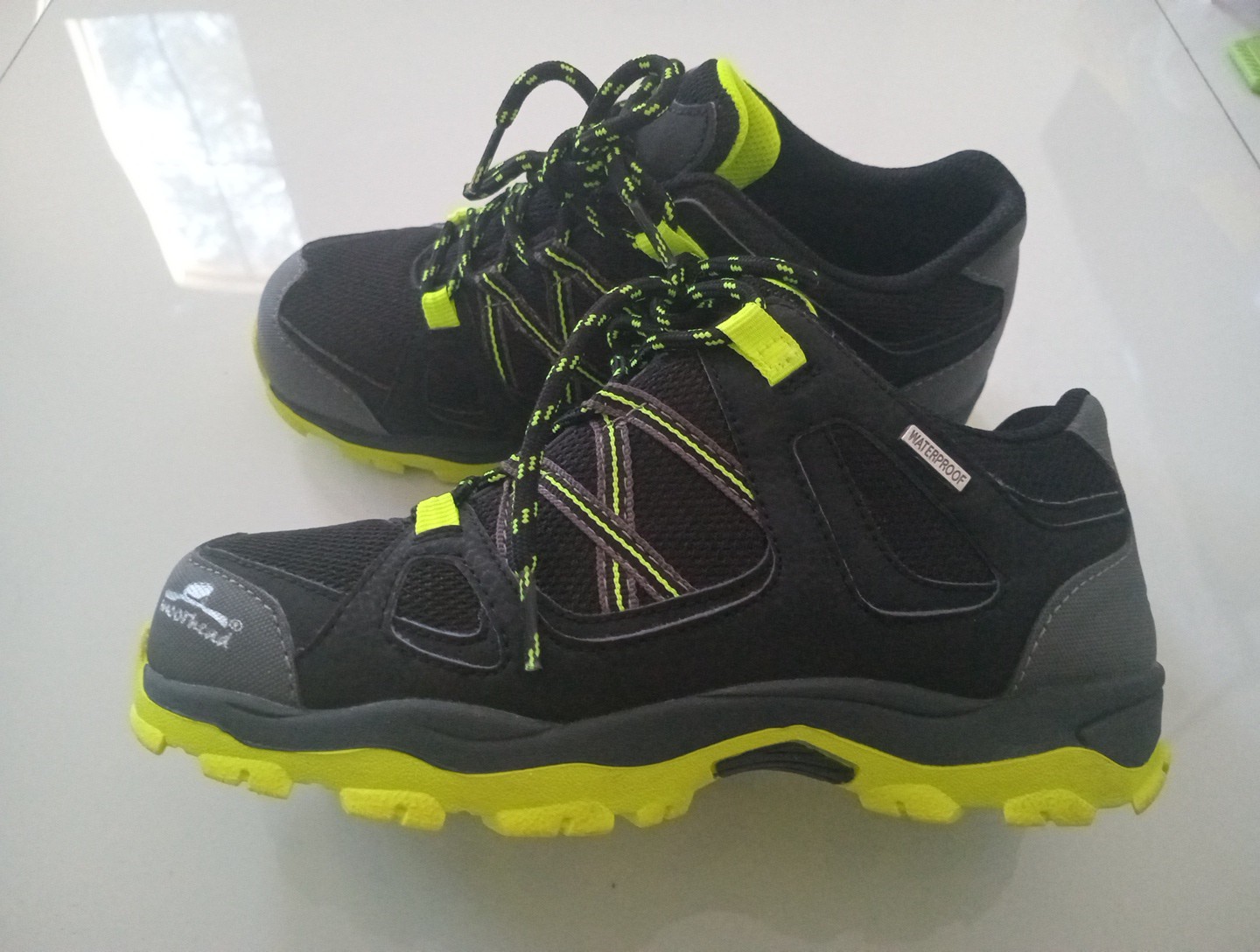 Moorhead UTAH PROOF JR. Outdoor Snow Hiking Shoes Waterproof black US4 EUR 36