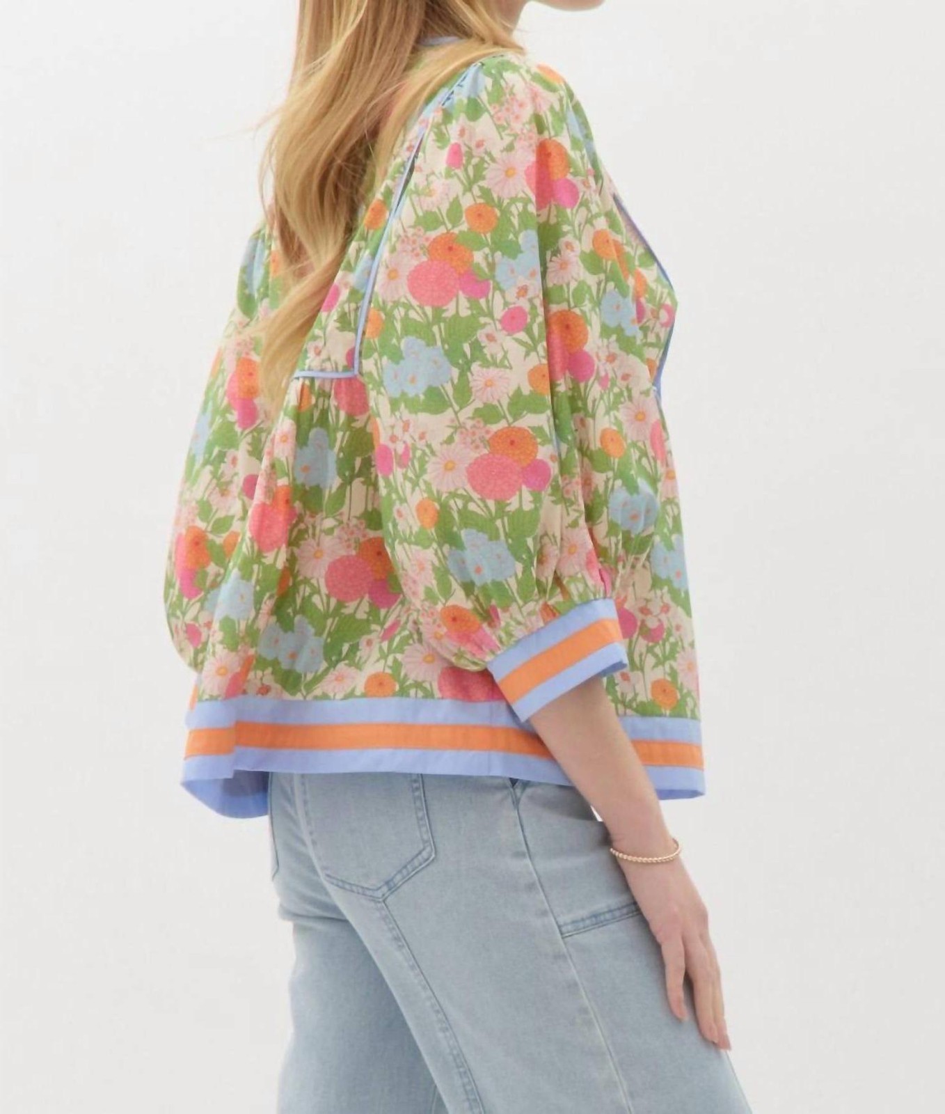 Entro Aurora Floral Top Size L