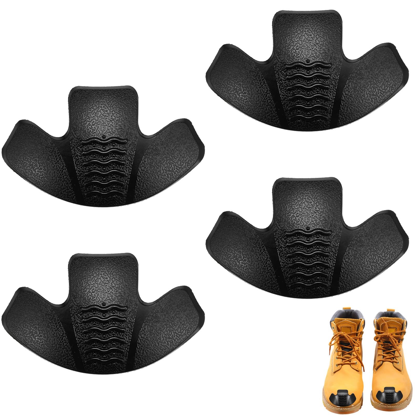 Bencailor Boot Toe Protectors Guards Work Protector Medium, Black