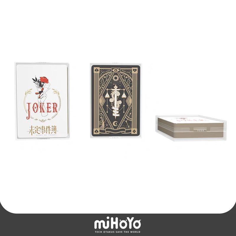 Mihoyo Official Tears Of Themis Zuo Ran Xia Yan Poker Card Playing Cards Anime