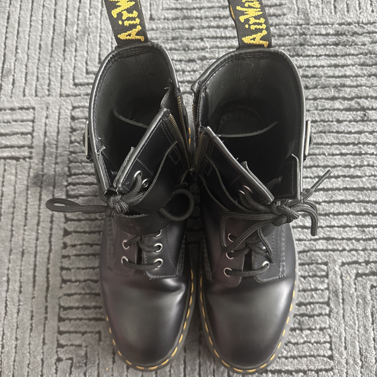 Dr. Martens Cristofor Harness Lace-Up Boots Men’s Size 8 , Women Size 9