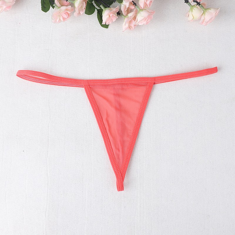 5 Pack Lot Sexy Womens See Through Sheer Panties Thongs G string Underwear Brief
