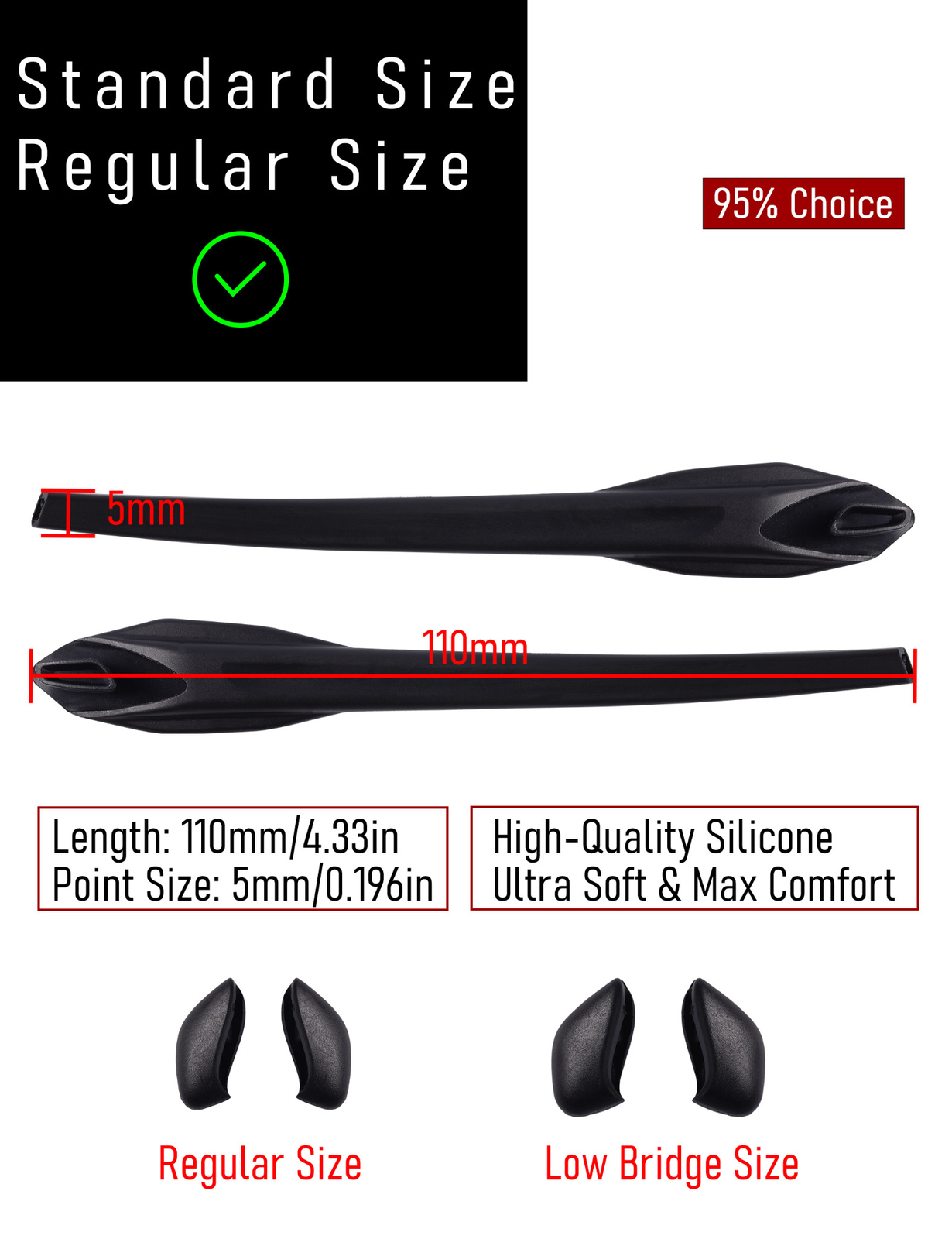 Replacement Rubber Kits for-Oakley Flak 2.0 Multi-Colors