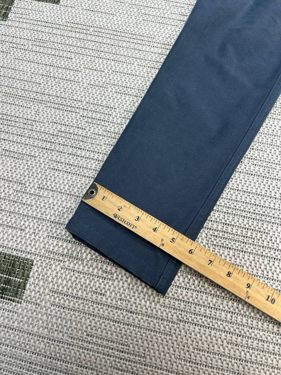 Lululemon ABC Slim Utilitech Pants Mens 30 Blue Logo Mid Rise Abrasion Resistant