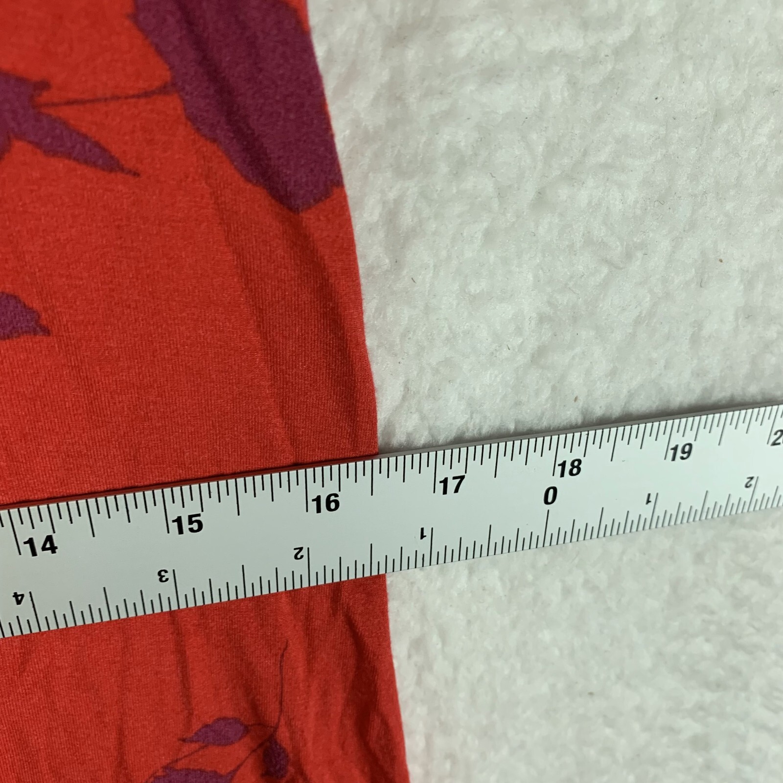 LOGO by Lori Goldstein Maxi Dress Womens Size XS Red Short Sleeve Crew Neck 6561