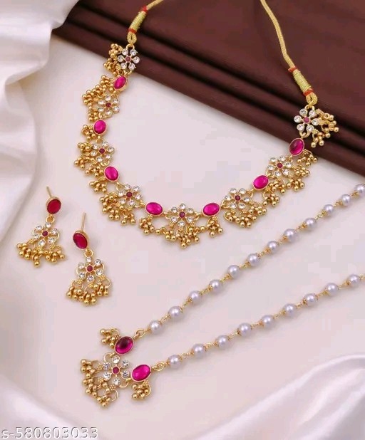 Indian Bollywood Gold Plated Kundan Choker Bridal Necklace Earrings Jewelry Set