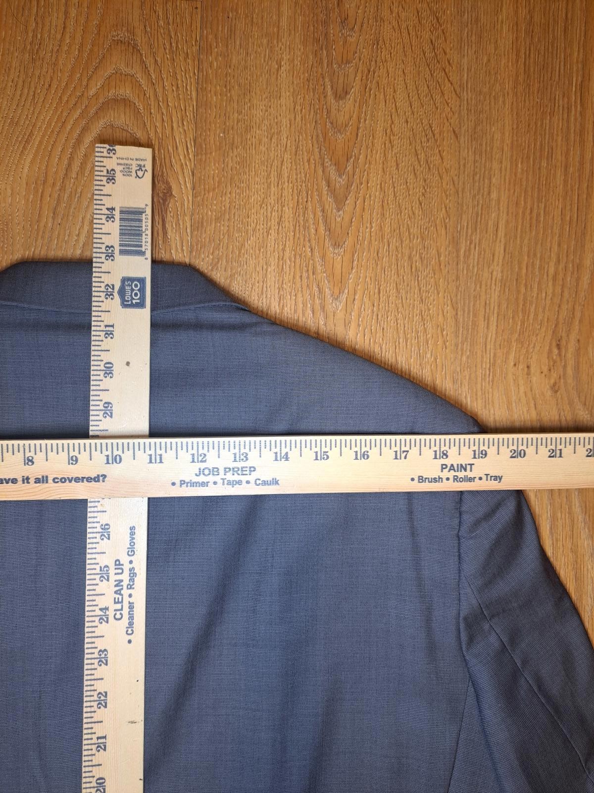 Jos A Bank Sport Coat Mens 43L Gray Wool Double Vented