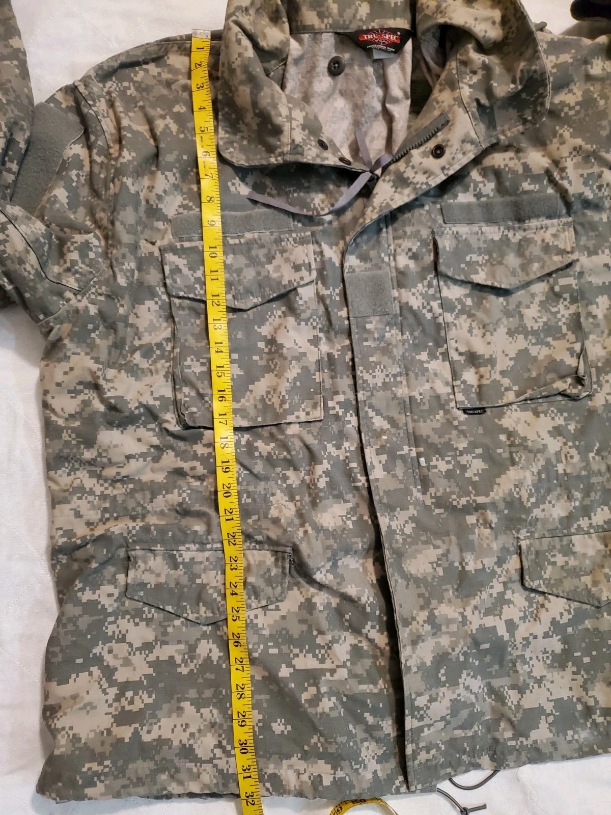 Size XXL Mens Tru-Spec Jacket Regular ACU Camo Cold Weather Field Coat Military