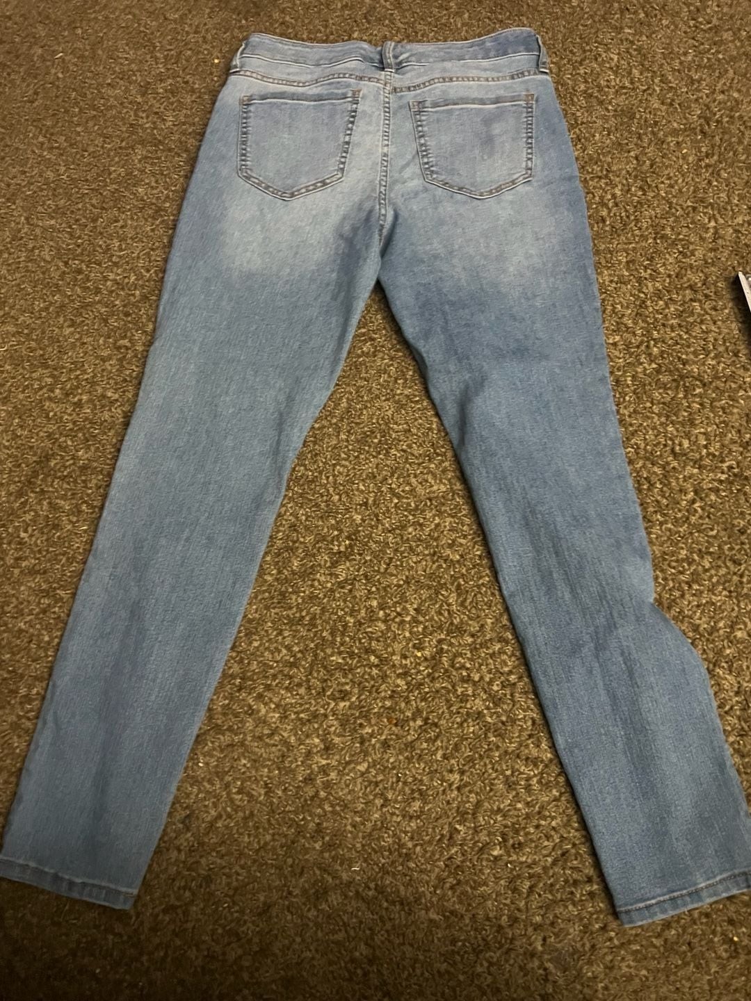 Old Navy Rockstar Super Skinny Mid-Rise Light Wash Jeans