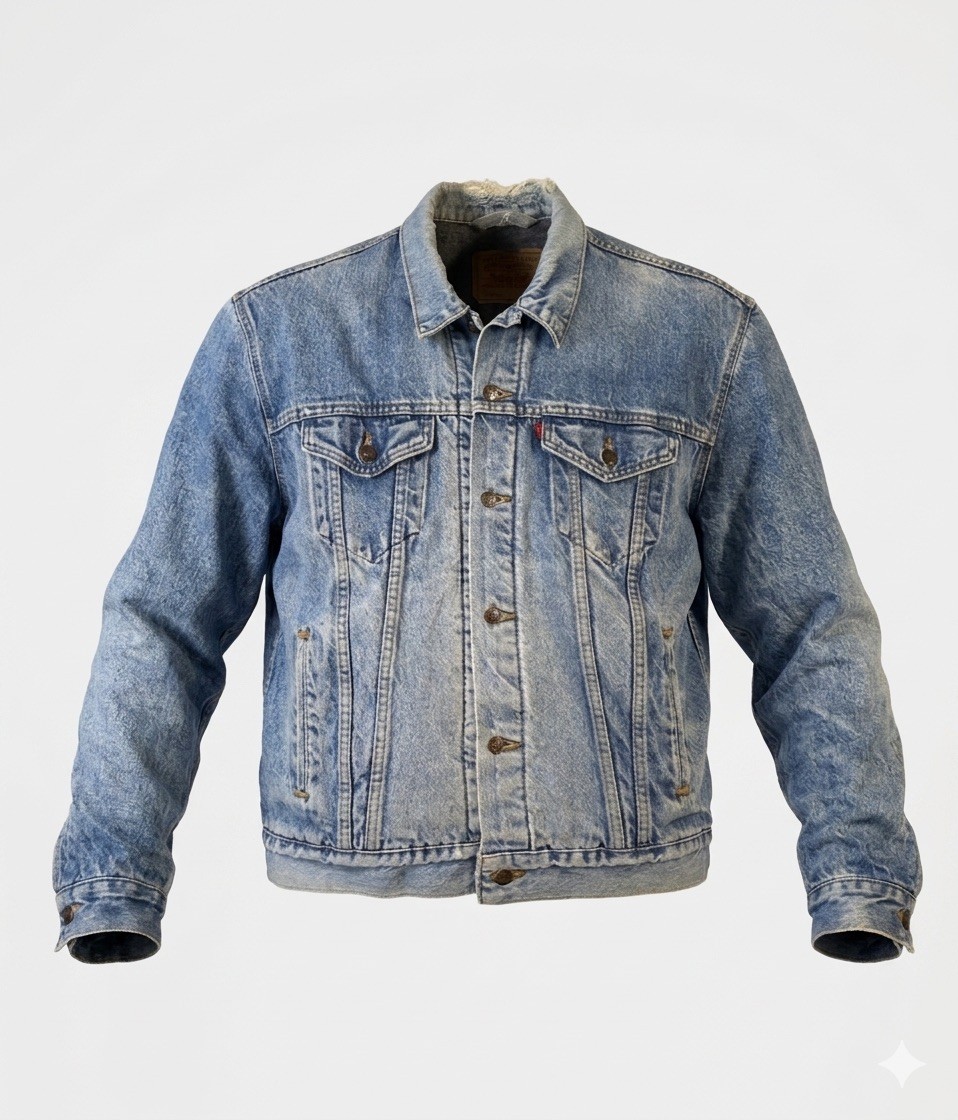 VTG 1980 Levis Type3 Trucker Jacket Mens sz 50 USA Made 70506 0316 blanket lined