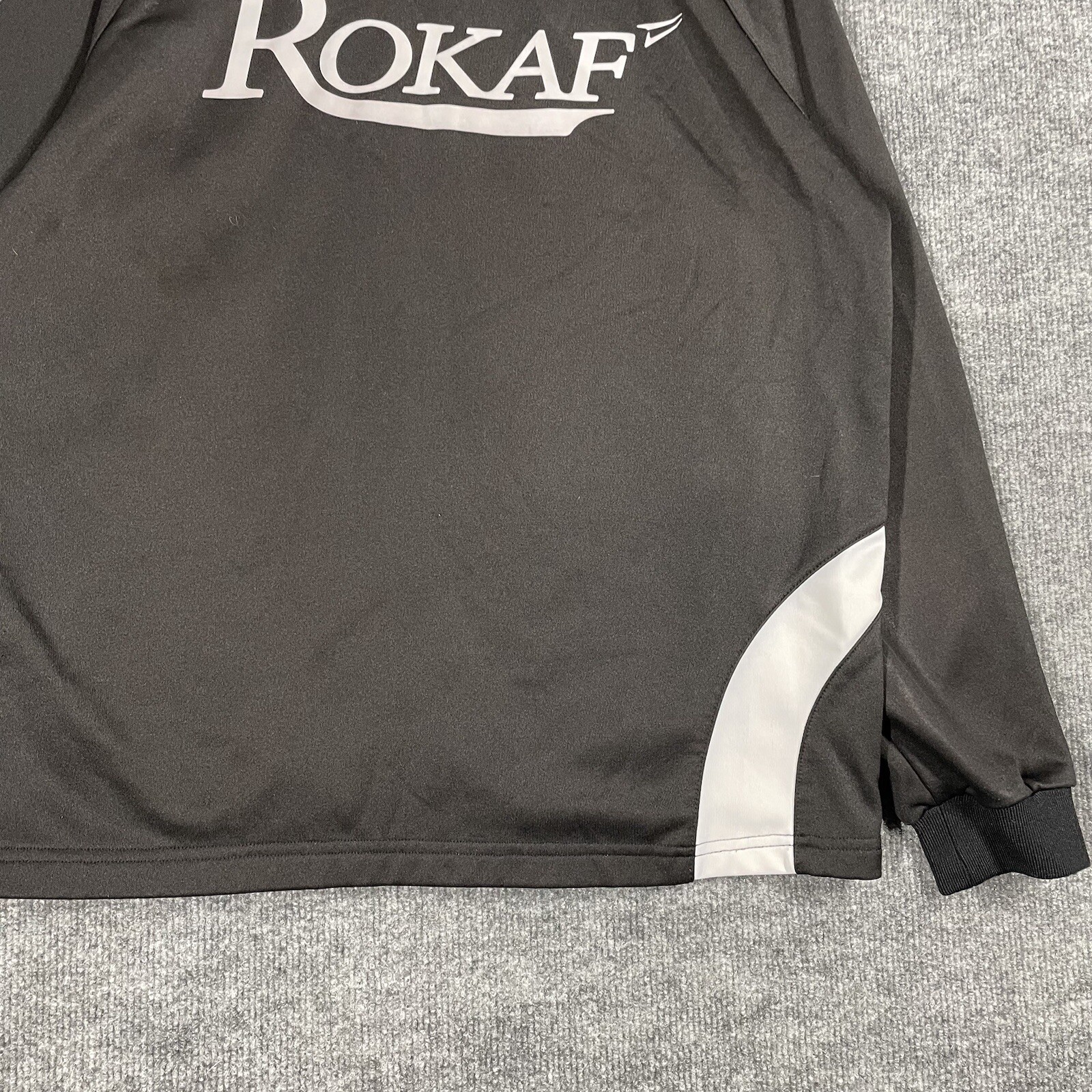 VINTAGE Republic of Korea Air Force Sweatshirt Jacket Medium South ROKAF Zip