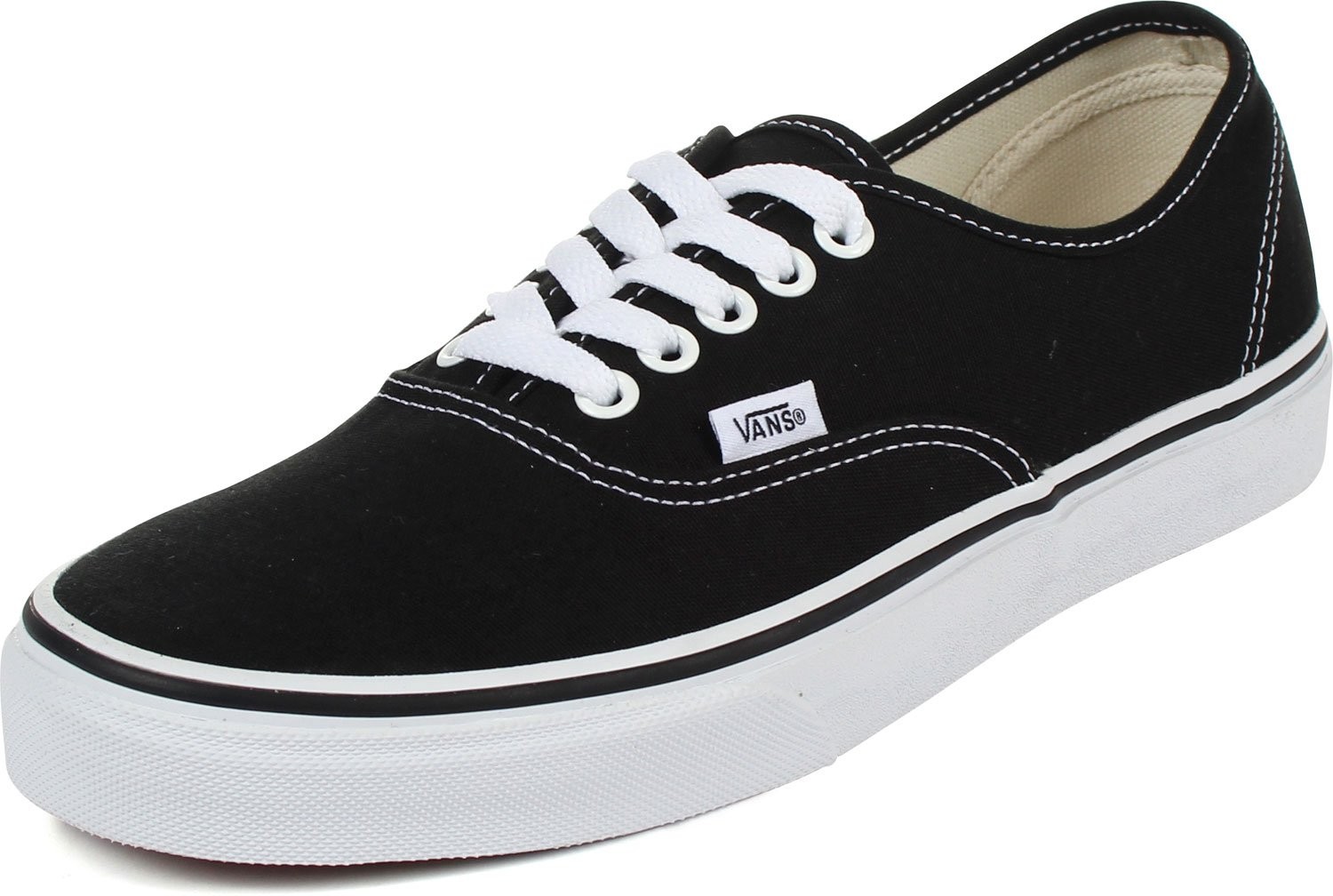 Vans Unisex Authentic Shoes In Black | Black | Authentic New