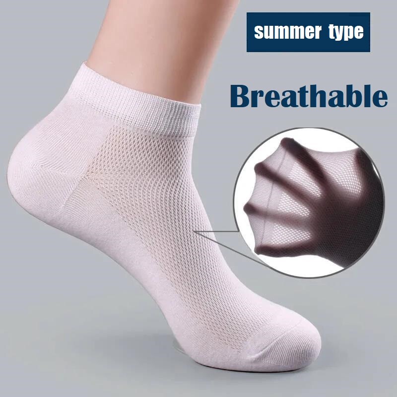 12× Cotton Bamboo Socks Summer Breathe Scoks Low Cut Sport Nonslip Men/Women USA