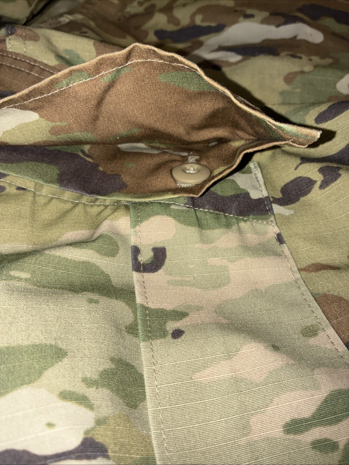 US Army Combat Uniform OCP Pants Medium Short Ripstop Unisex Military ACU