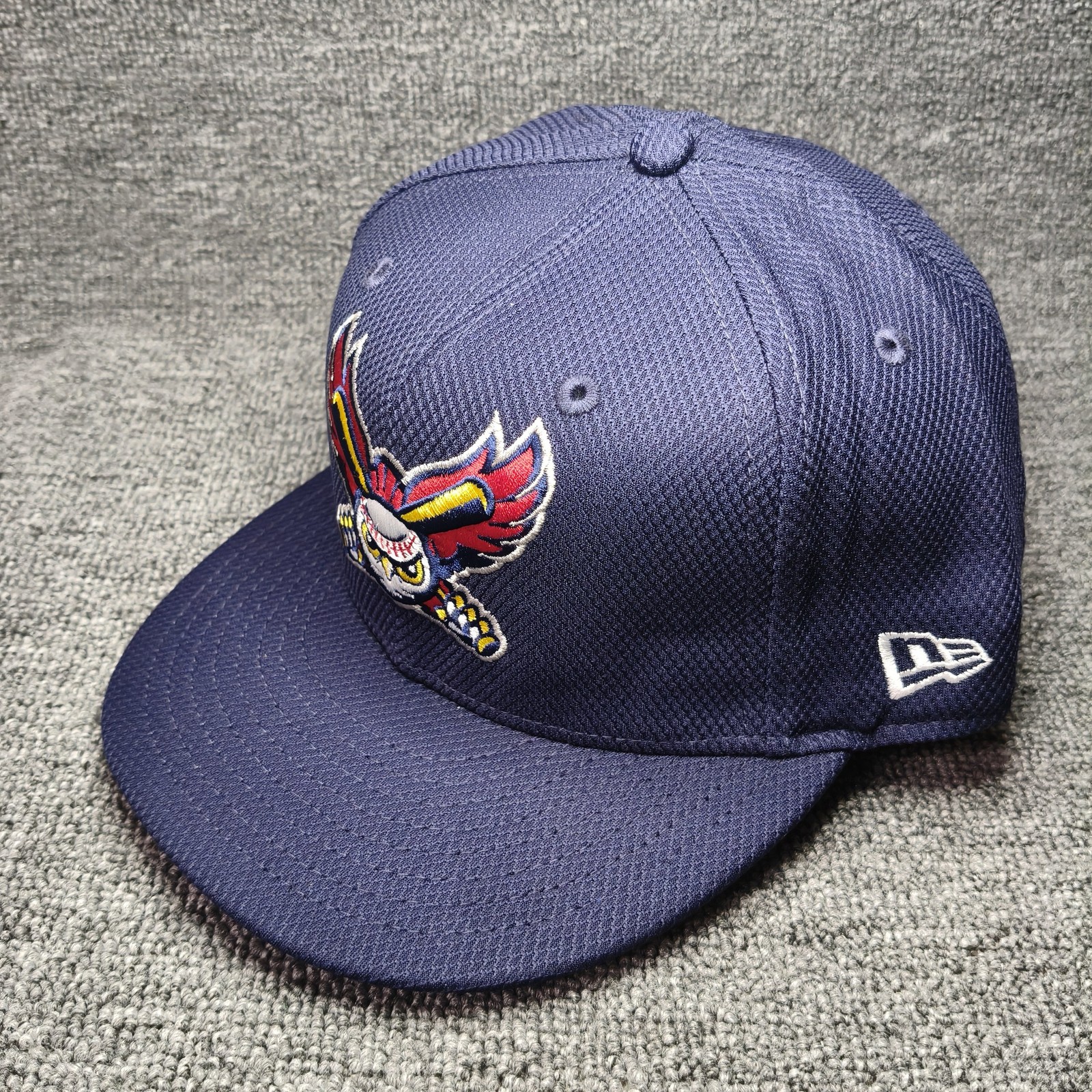 New Era MiLB Owl Mascot 59FIFTY Fitted Navy 7 5 8 Hat