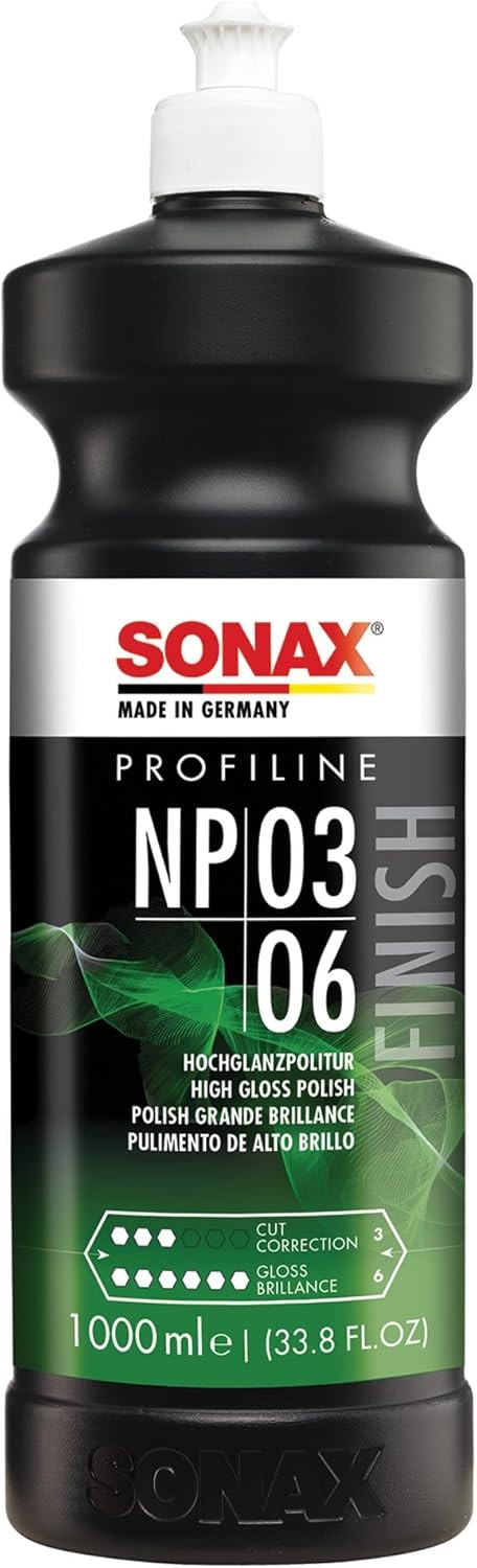 SONAX Profiline Nano Polish 3/6 | Medium-Cut Polish with Ultra-Fine Finish | Rem