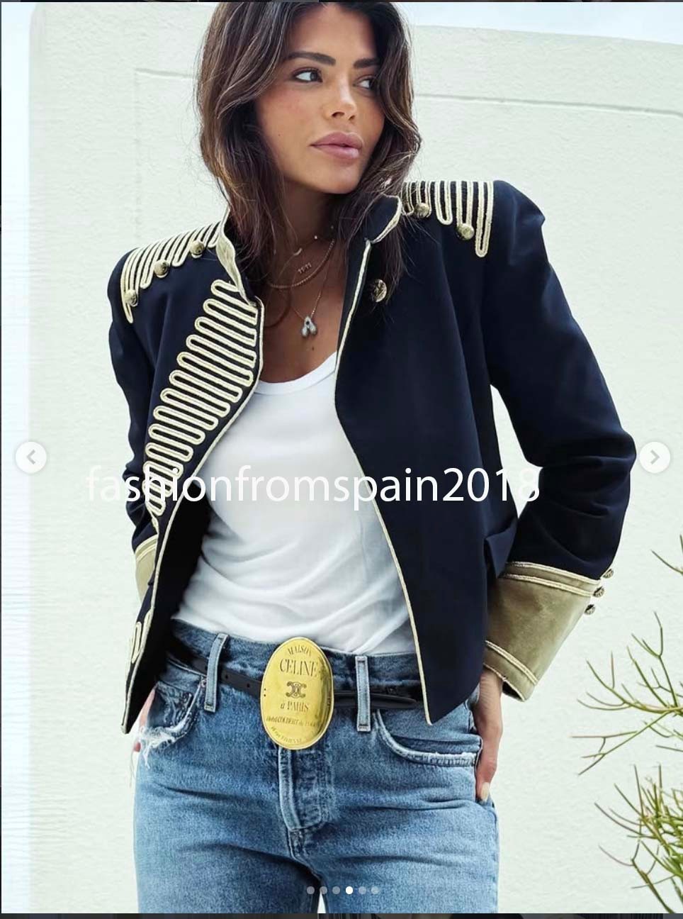 ZARA NEW WOMAN ARMY ZW COLL LIMITED TOGGLE JACKET DARK NAVY XS-L 2453/326/422