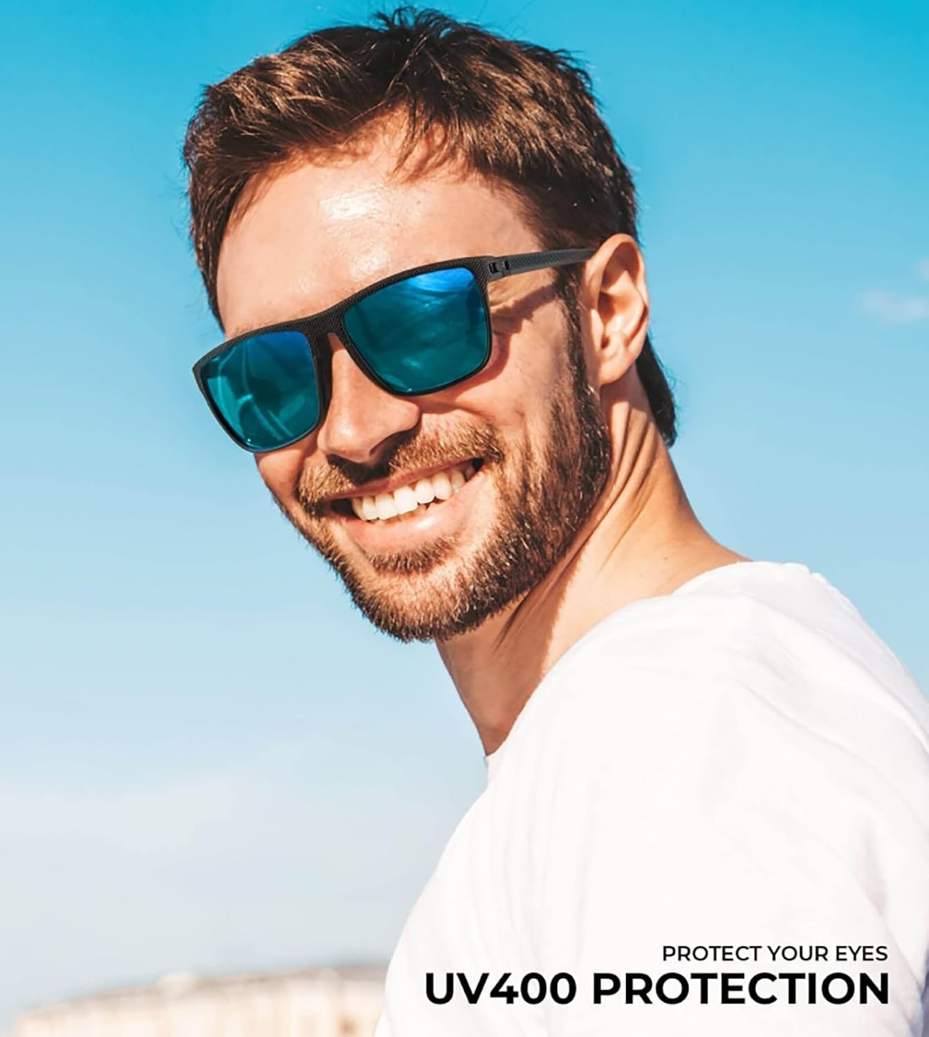 Polarized Sunglasses for Men Women, Classic Sport Sun Glasses for Driving etc..