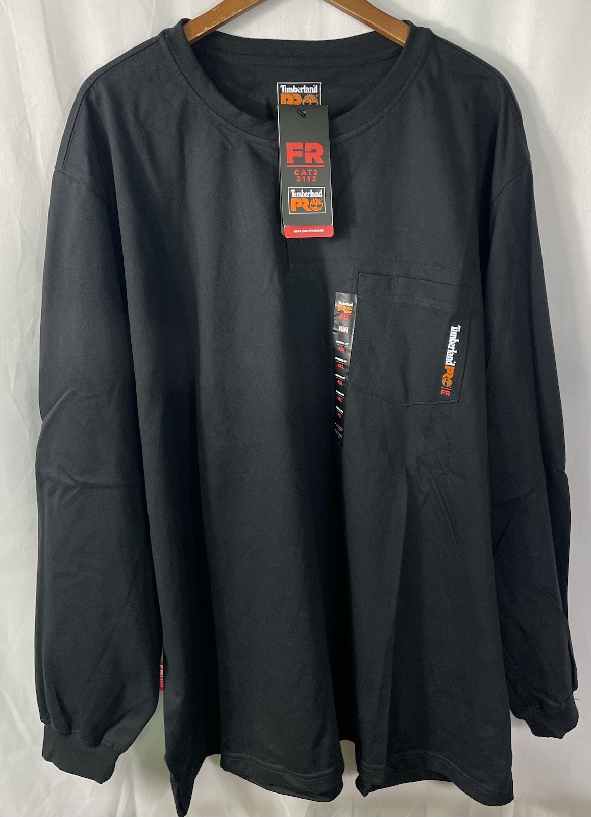 Timberland Big & Tall Lot of 3 Men’s 4XL Flame-Resistant Long-Sleeve Henley NWT
