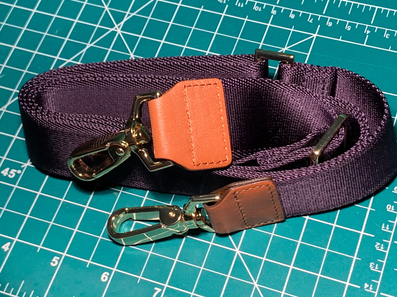 Blue Bag Strap Nylon Handbag Belt Adjustable Shoulder Replacement New