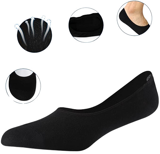 6-12 Pack Men’s Quality No-Show Liner Low Cut Invisible Loafer Peds Socks 10-13