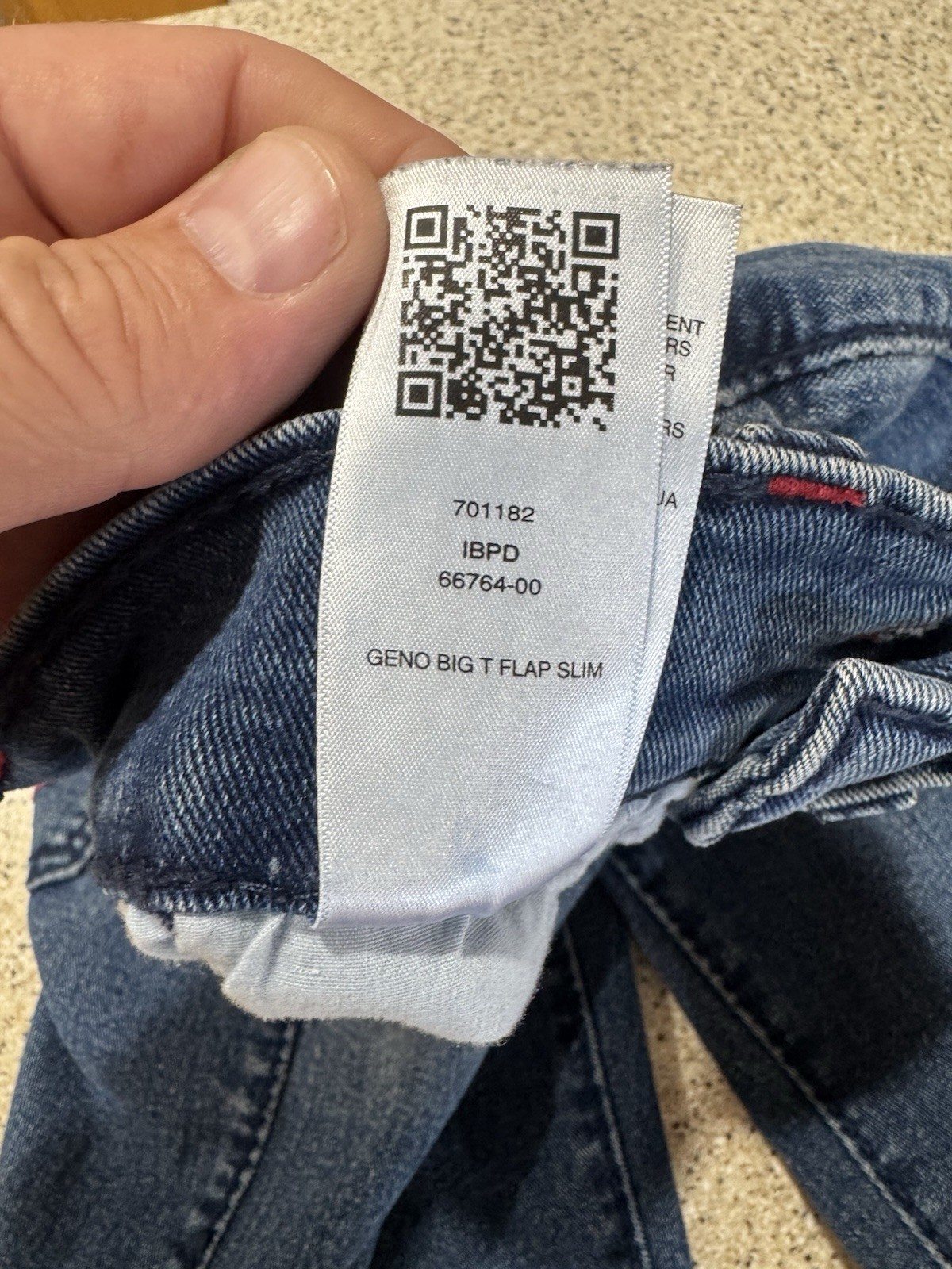 True Religion Men’s GENO BIG T FLAP SLIM Jeans 30×30