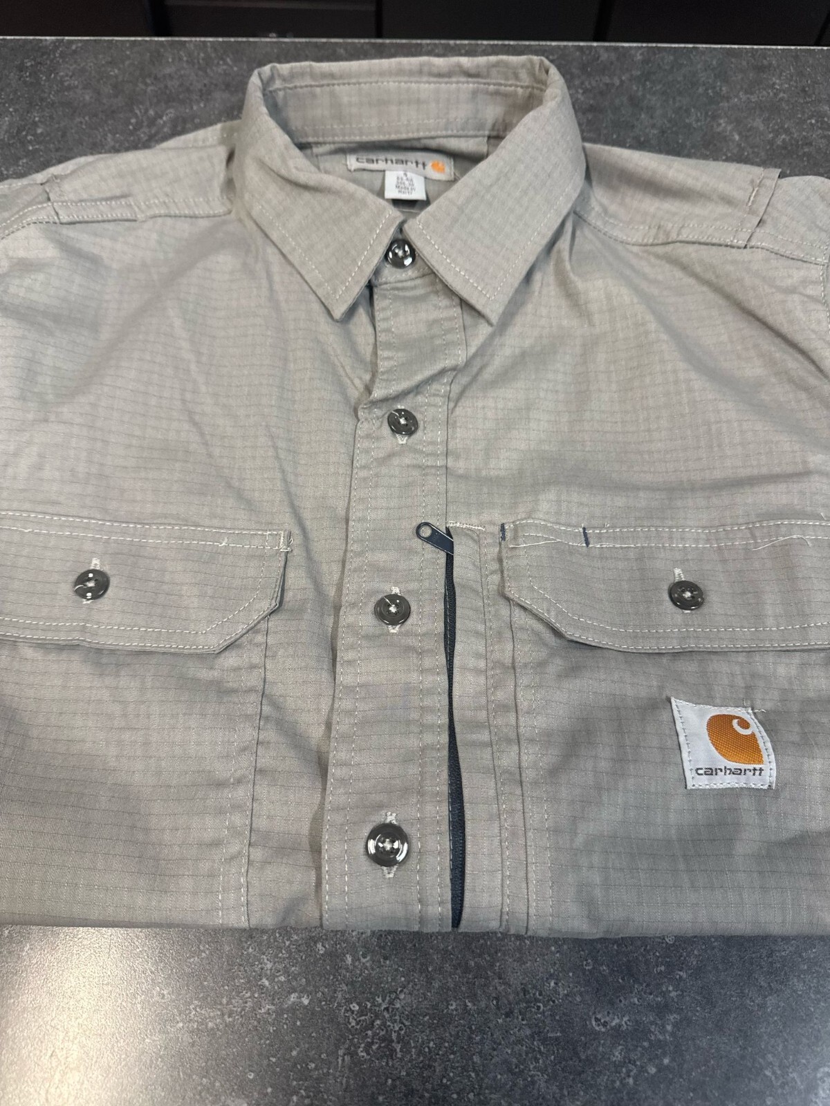 Carhartt Men’s Short Sleeve Shirt, Grey