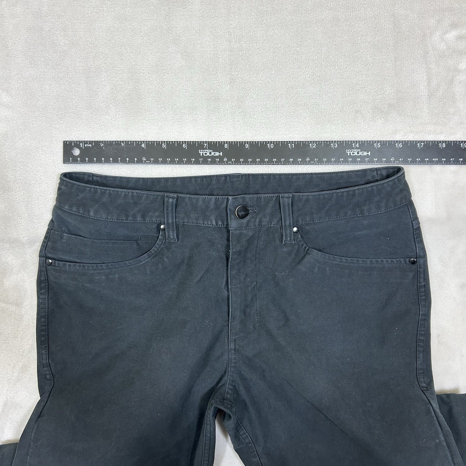 Lululemon ABC Utilitech Pants Mens 31 Black Abrasion Resistant Slim Fit