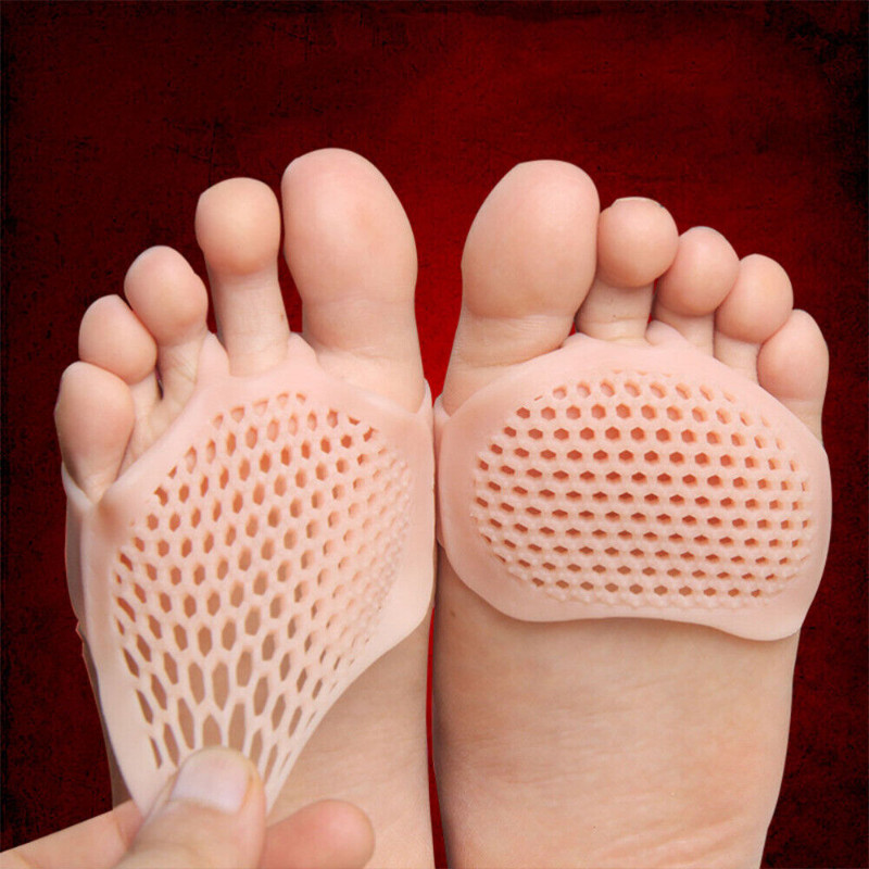 Silicone Ball of Foot Gel Pads Forefoot Metatarsal Stress Pain Relief Cushion