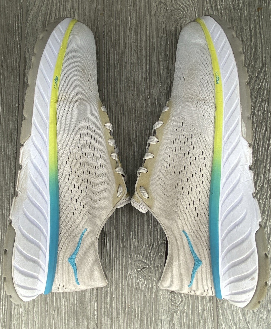 Hoka One One Cavu 2 Marl Blue Air Athletic Running Shoes Sneaker Women’s Size 9