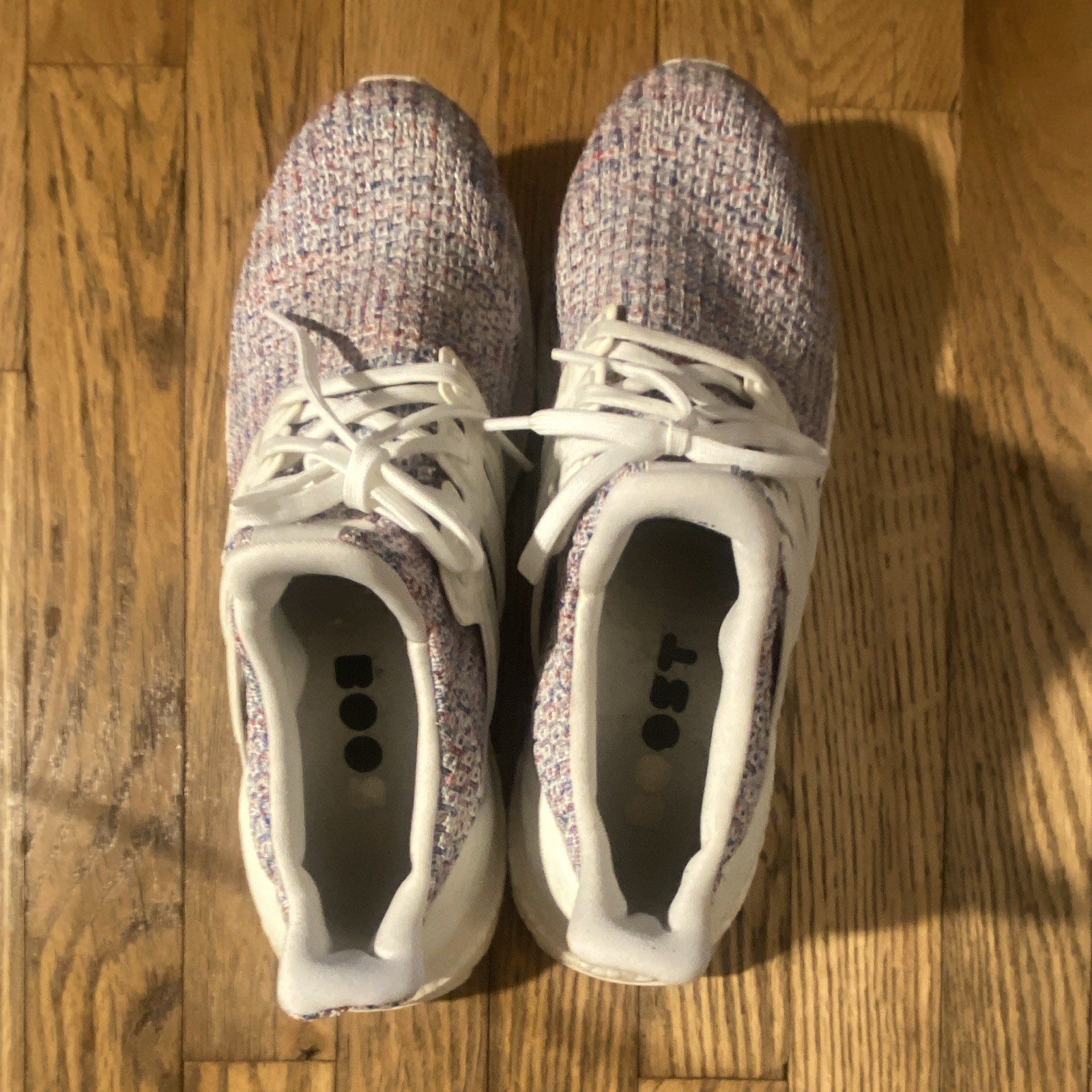 adidas Ultraboost Ultra Boost Men’s White/Multicolor Knit Low Top Lace Up