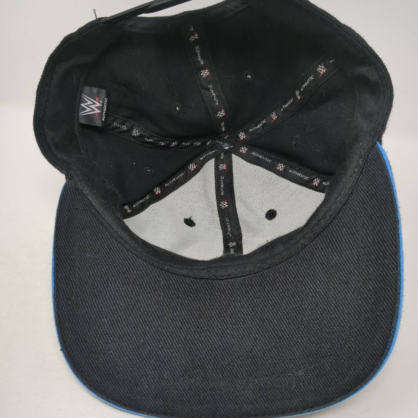 Roman Reigns Bulldog Snapback Cap Black One Size Adjustable Cotton Authentic WWE