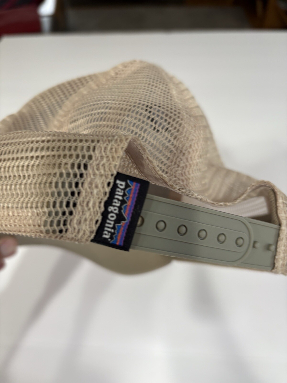 Patagonia Lo Pro Snapback Hat Cap Gray Patch Logo Faded Outdoor Trucker Minimal