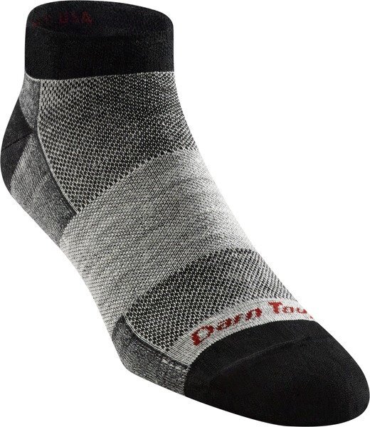 USA DARN TOUGH 1437 Charcoal MEN’S RUN/BIKE MERINO WOOL NO SHOW Ultra Light