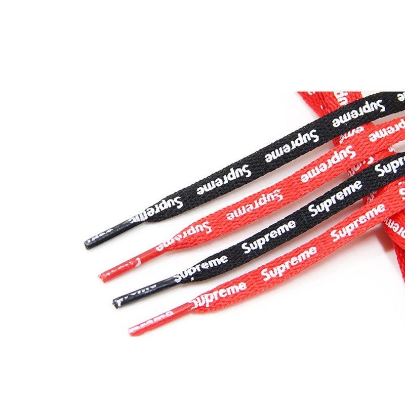 AF1 Supreme Shoe Lace 120 140 or 160cm Black or Red For AJ dunks, Air Force