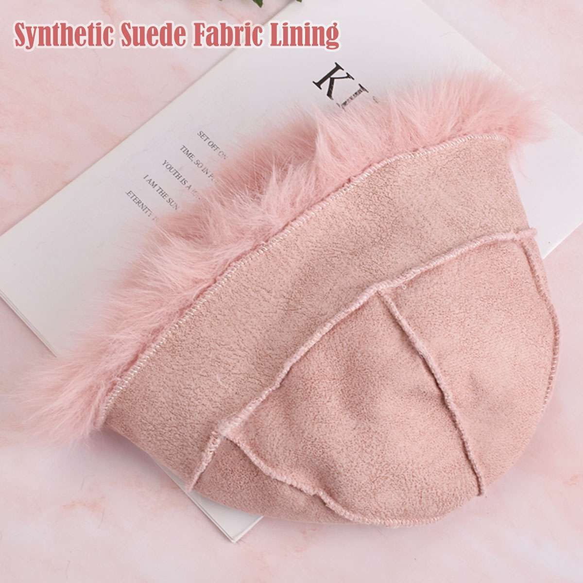 Winter Thickened Faux Fur Hat for Women Warm Plush Fluffy Outdoor Cap