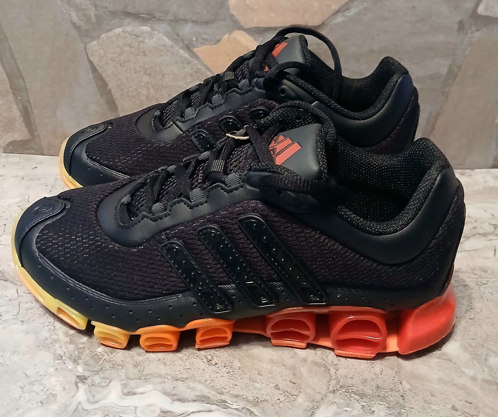 Adidas Megaride Running NEW Mens Size 6.5 Athletic Shoes Black Womens 7.5 JQ7833
