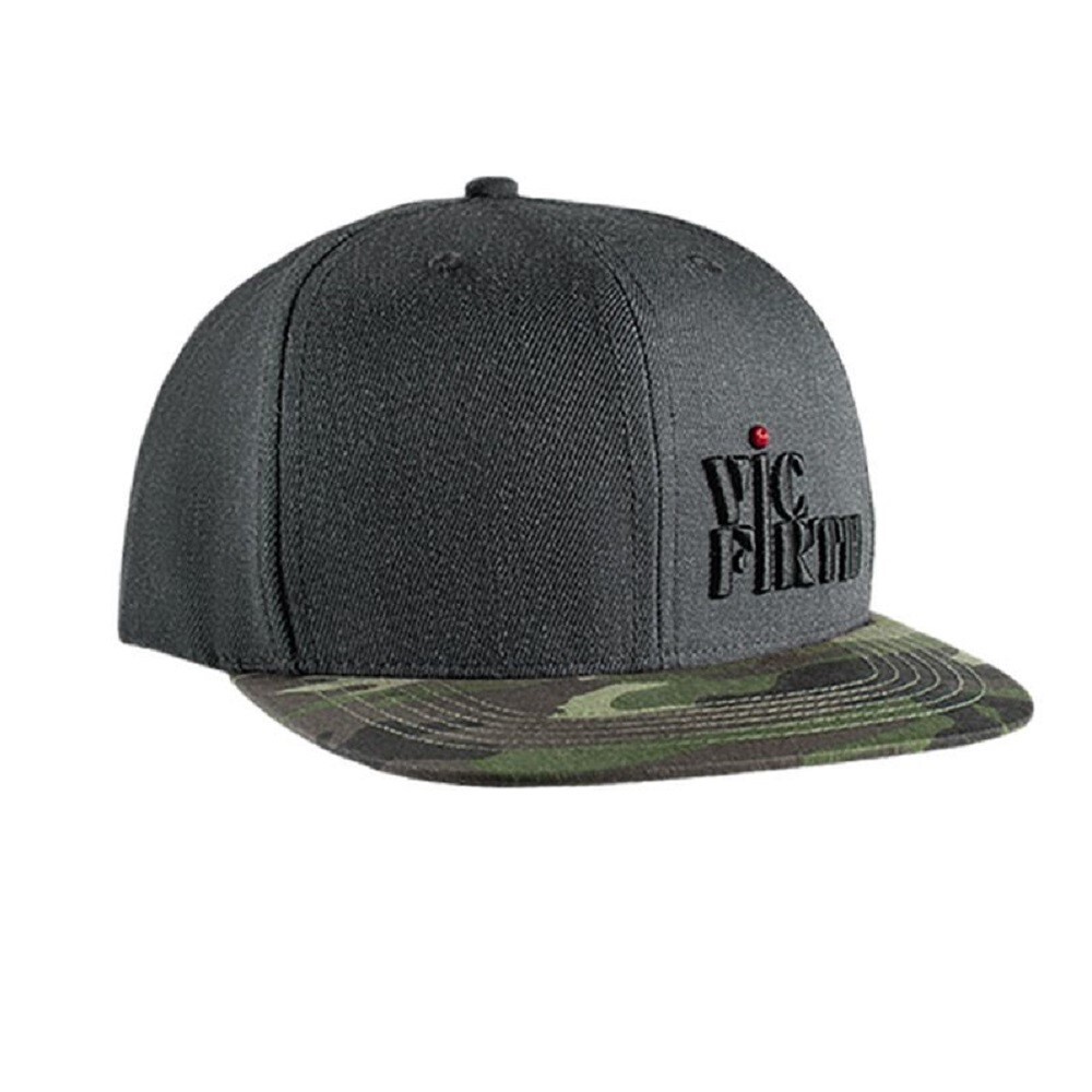 NEW Vic Firth 6-Panel Snapback Hat – GRAY/CAMO, #VAHC0022