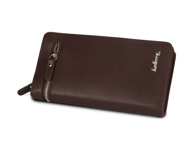 Men’s Bifold Leather Zip Coin Long Wallet Multi Card Holder Purse Clutch Handbag
