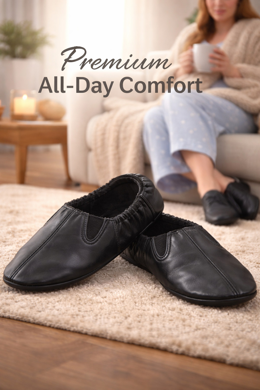 Men’s Women’s Unisex Black Sheep Soft Leather Slip On Socks Ankle Lowcut Socks