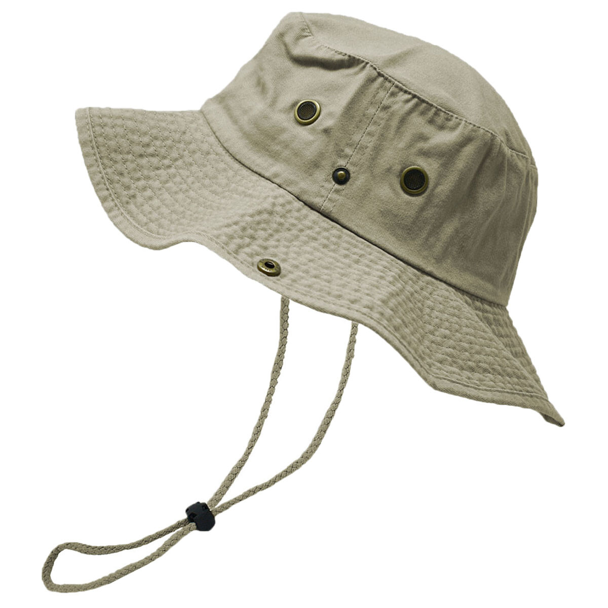 Summer Men Sun Bucket Hat 100% Cotton Fishing Camping Safari Boonie Military Cap
