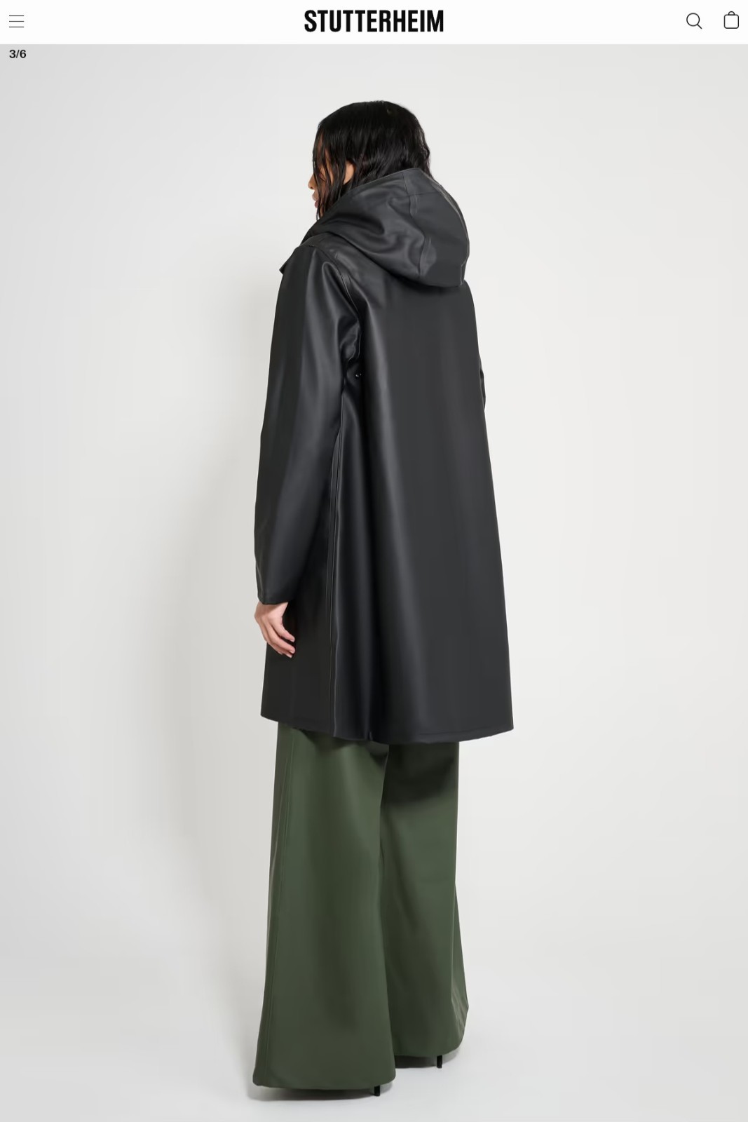 Stutterheim Mosebacke Original A-Line Raincoat xs