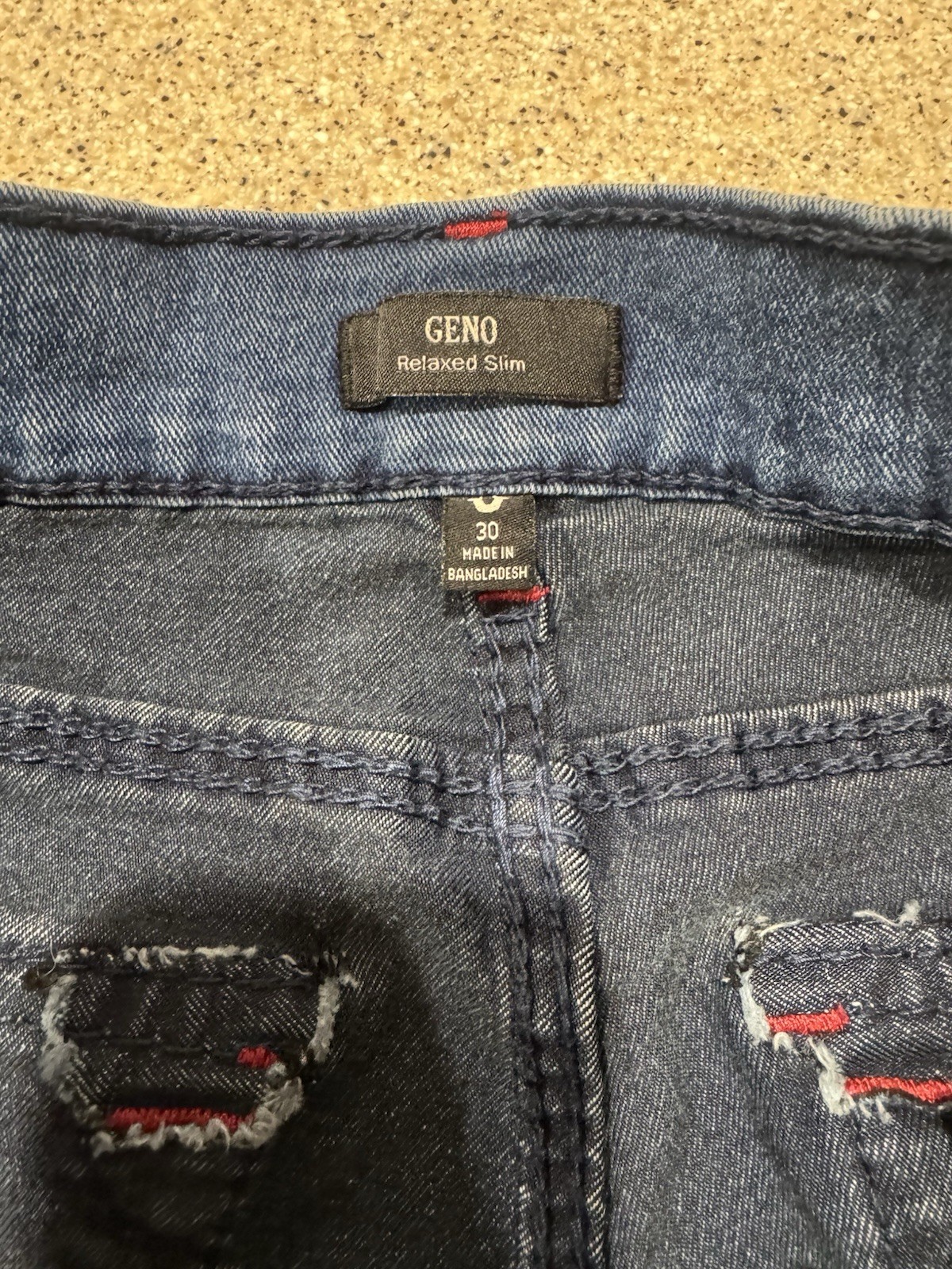 True Religion Men’s GENO BIG T FLAP SLIM Jeans 30×30