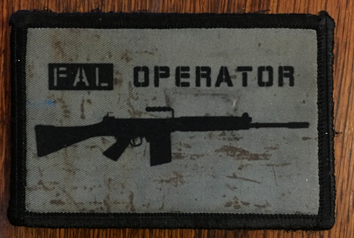 Rhodesian Foreign Legion Morale Patch Military Tactical Army FAL Badge Hook NATO