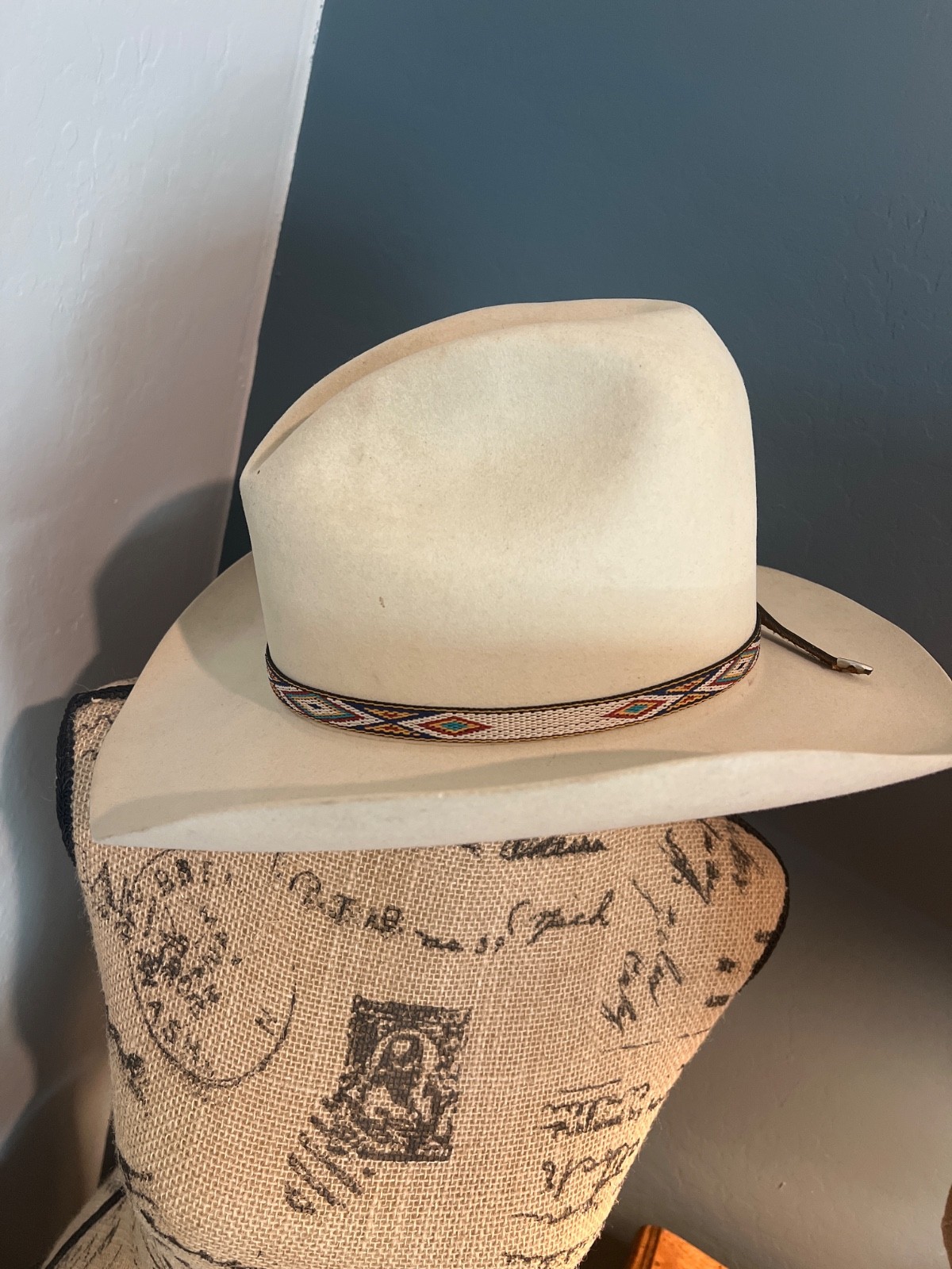 Vintage Stetson Cattlemen Style Cowboy Hat 7 1/8 5X